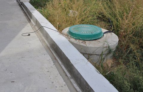 A sump pump cap at a central NJ home